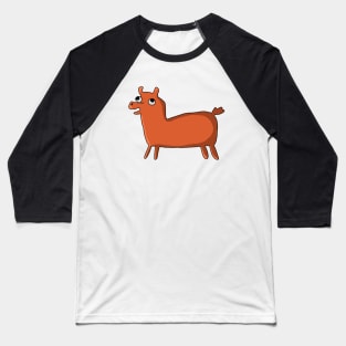 Derpy Llama Doodle Baseball T-Shirt